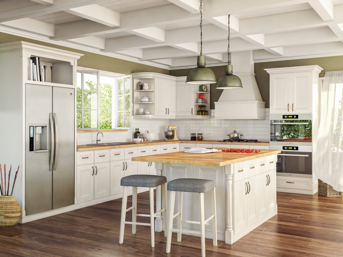 CNC Cabinetry Concord Alexandria Pearl Vanilla | Kitchen ...