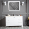 KANSAS 19,5" WHITE BATHROOM VANITY