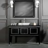 MANHATTAN  48" ANTHRACITE GOLD BATHROOM VANITY