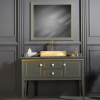 MANHATTAN  36" WHITE GOLD BATHROOM VANITY