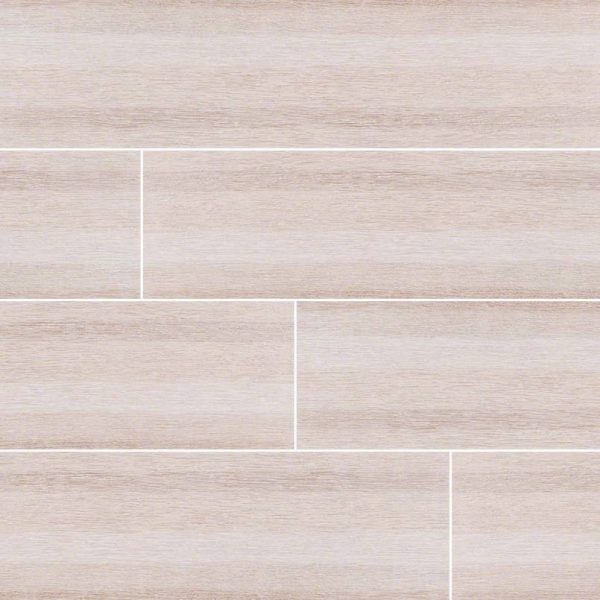 Bianco Turin Ceramic Wood Tile Flooring