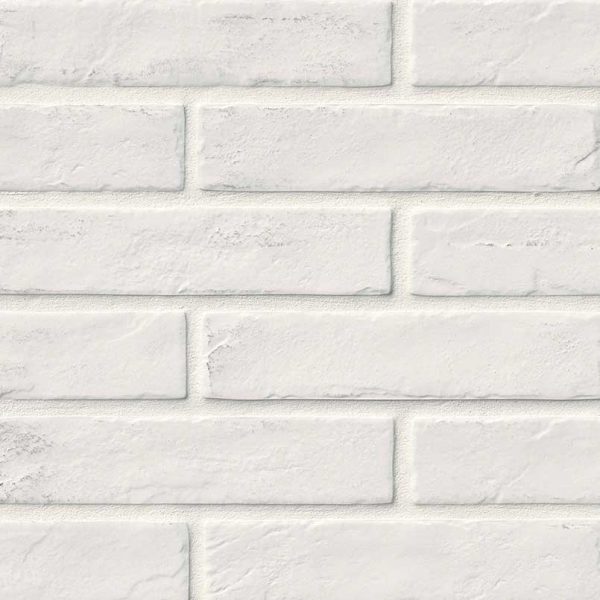 Brickstone Brickstone White 2x10 Porcelain Tile