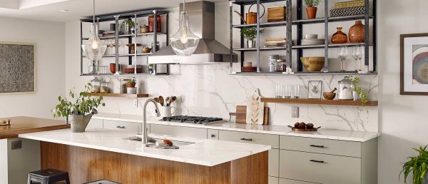 Calacatta Laza Quartz Countertop