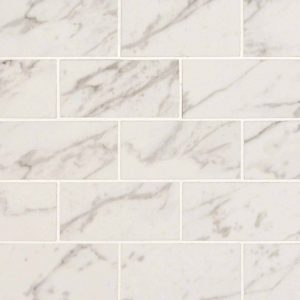 Pietra Carrara 2x4 Porcelain Tile