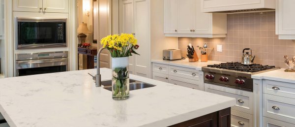 Carrara Grigio Quartz Countertop