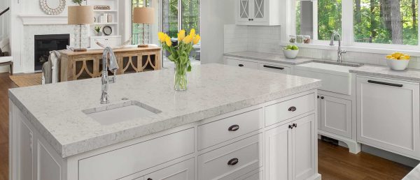 Carrara Mist Quartz Countertop