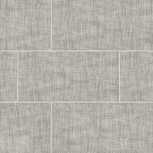 TekTile CrossHatch Gray Porcelain Tile