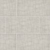 TekTile CrossHatch Gray Porcelain Tile