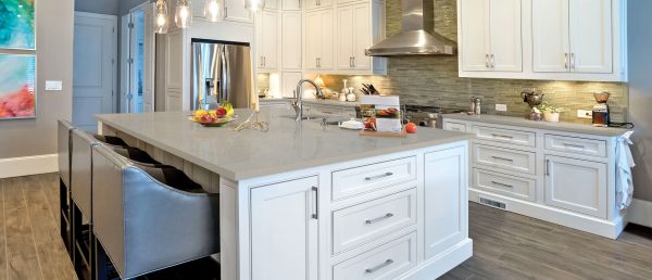 Fossil Gray Quartz Countertop