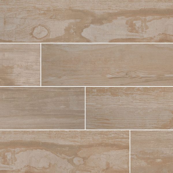 Honey Salvage Porcelain Wood Look Tile