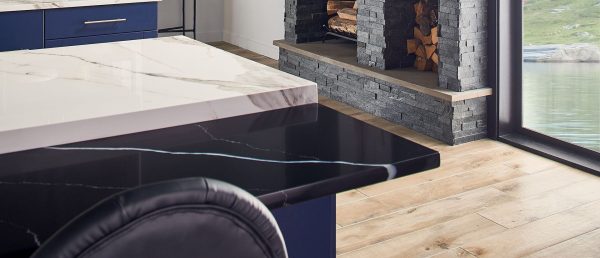 Marquina Midnight Quartz Countertop