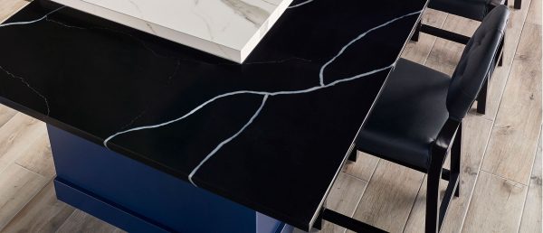 Marquina Midnight Quartz Countertop