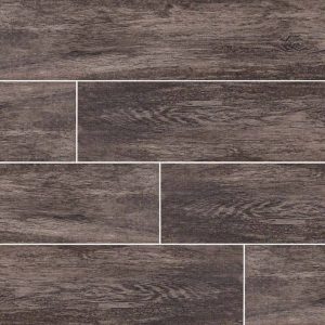 Upscape Nero Porcelain Wood Look Tile