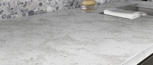 Pelican White Quartz Countertop