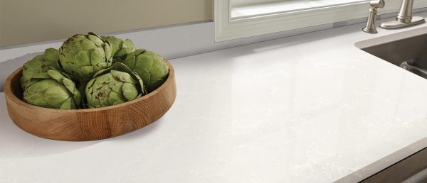 Perla White Quartz Countertop