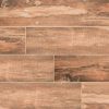 Mahogany Redwood Porcelain Wood Look Tile