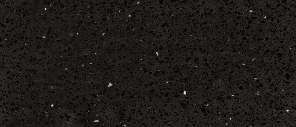 Sparkling Black Quartz Countertop