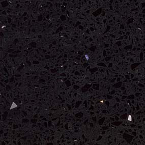 Sparkling Black Quartz Countertop