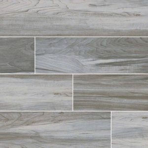 White Carolina Timber Ceramic Wood Look Tile