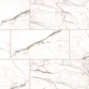 White Vena Essentials Ceramic Tile