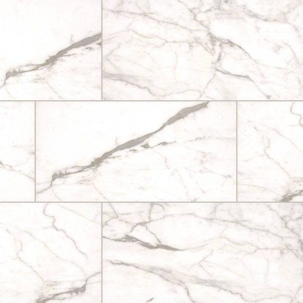 White Vena Essentials Ceramic Tile