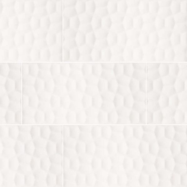 Adella Viso White 12x24 Satin