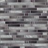 Akaya Copper Interlocking 8mm Glass Backsplash Tile