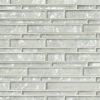 Akaya Nero Interlocking 8mm Glass Backsplash Tile