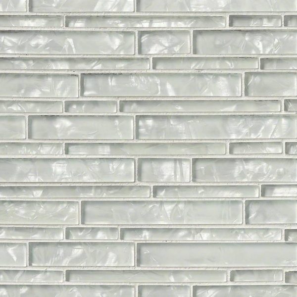 Akoya Interlocking Pattern 8mm Glass Backsplash Tile