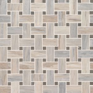 Angora Basketweave Polished Backsplash Tile