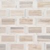 Angora Basketweave Polished Backsplash Tile