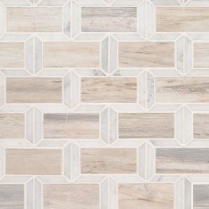 Angora Framework Polished Subway Tile Backsplash