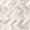 Angora Framework Polished Subway Tile Backsplash