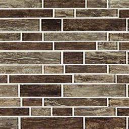 Antico Pewter Interlocking Pattern 8mm Glass Tile