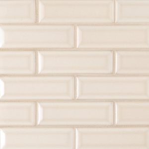 Antique White 2x6 Beveled Subway Tile