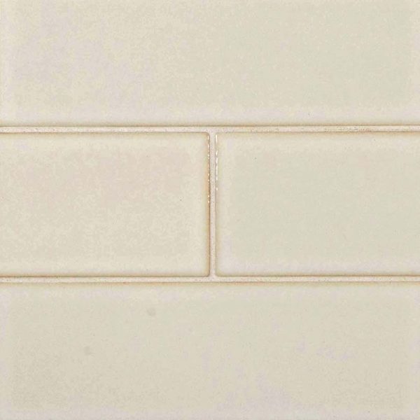 Antique White Subway Tile Glazed Handcrafted 4x12