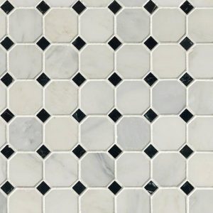 Arabescato Cararra Octagon Backsplash Tile