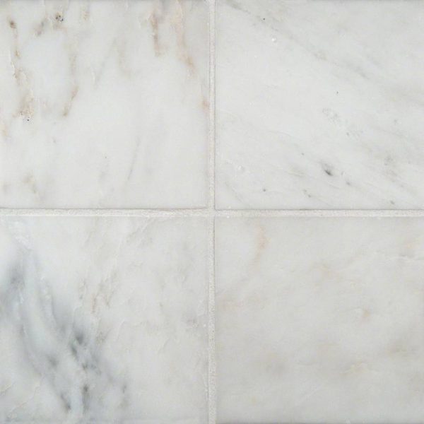 Arabescato Cararra 6x6 Honed and Beveled Tile