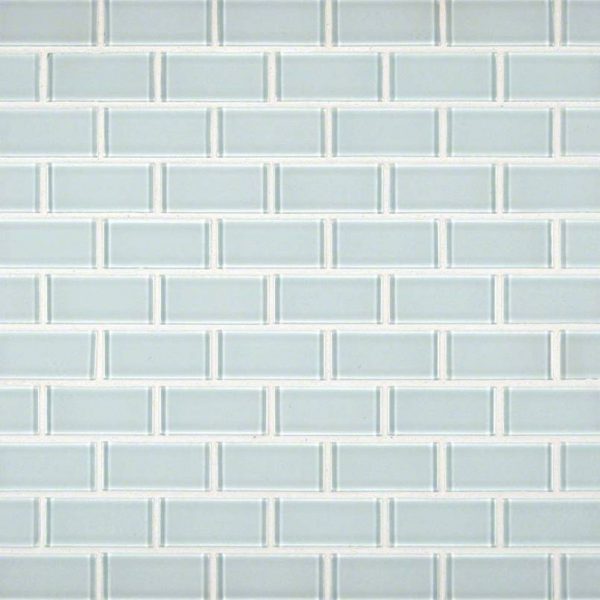 Arctic Ice 1x2x8mm Glass Backsplash Tile