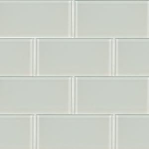 Arctic Ice 3x6x8mm Subway Tile Backsplash