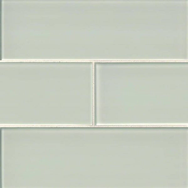 Arctic Ice Glass Subway Backsplash Tile 4x12