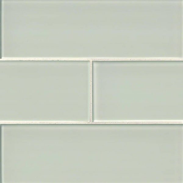 Arctic Ice Glass Subway Backsplash Tile 4x12