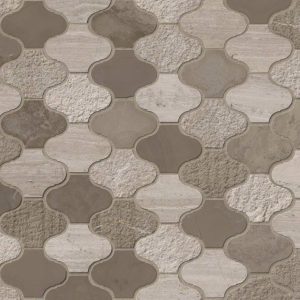 Arctic Storm Arabesque Multi Finish Backsplash Tile