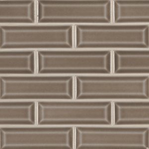 Artisan Taupe 2x6 Beveled Subway Tile