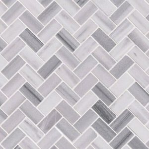 Bergamo Herringbone Polished Backsplash Tile