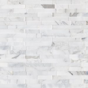 Calacatta Cressa Interlocking 3D Peel and Stick Backsplash