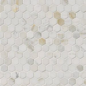 Calacatta Gold 1inch Hexagon Polished