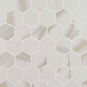 CALACATTA MATTE 2X2 HEXAGON MOSAIC