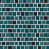 Carribean Jade 1x1x4mm Staggered  Glass Tile