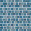 Carribean Mermaid 1x1x4mm Staggered  Glass Tile